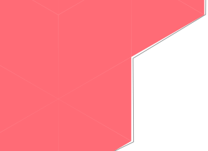 Drawing a line around the rough border of the shape